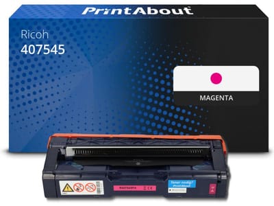 PrintAbout huismerk Toner 407545 (SP C250E) Magenta Extra hoge capaciteit Geschikt voor Ricoh