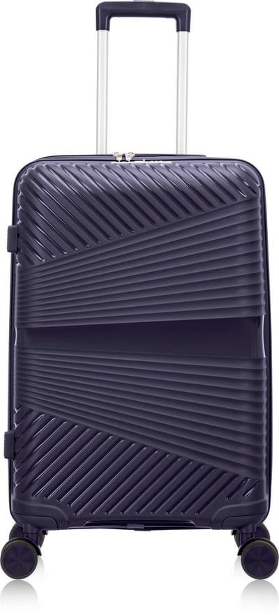 Mallorca Reiskoffer M - 65L - 66x43x24 cm - Lichtgewicht Harde Koffer - Met Ingebouwd TSA Slot - Voor Vliegtuig en Vakanties - Navy blue