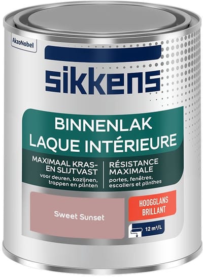 Sikkens - Binnenlak Hoogglans - Sweet Sunset - Mengverf - 750 Ml