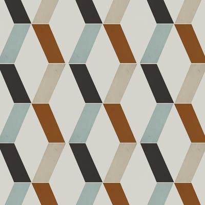 Behang Zigzag Franky beige multi