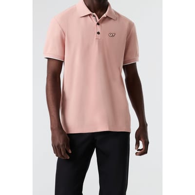 AlphaTauri Junx V1.y8.01 Polo Shirt Short Misty Pink Size: S | Polo Shirts Outlet | Heren | Roze