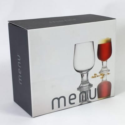 Menu-Bierglas - 2 stuks