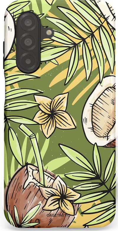 Casetastic Hoesje Geschikt voor Samsung A26 - Stijlvolle Beschermende Duo-layer Case - Kokos Chill