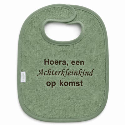 Slab zwangerschapsaankondiging – voor overgroot opa en oma – Hoera, een Achterkleinkind op komst – Baby slab aankondiging zwangerschap – Cadeau voor overgroot opa en oma – slab - 100% katoen - baby aankondiging - originele zwangerschaps reveal