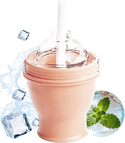 IJsbal Beker - Drinkfles - Drankjes Koel Houden - Lekvrij en Draagbaar - 250 ml - Roze