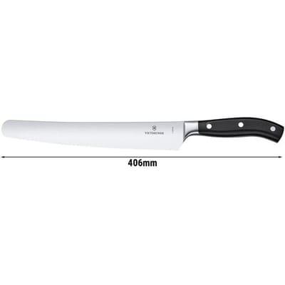 Victorinox GRAND MAÎTRE - Brood- & banketbakkersmes met gekartelde rand - Mes: 260mm