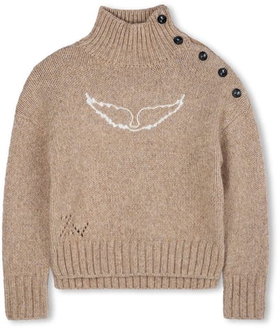Zadig & Voltaire X60514 Sweatshirt Bruin 6 Years Meisjes
