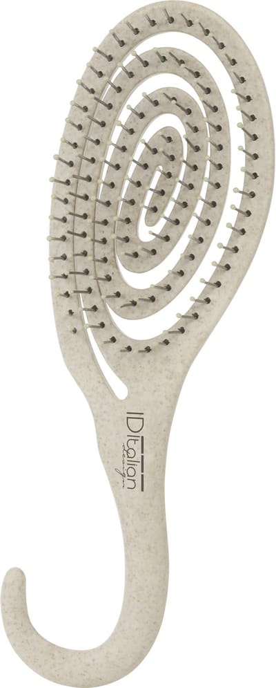 ITALIAN DESIGN ACCESSORIES BIOLOGISCH AFBREEKBARE BORSTEL MET SPIRAALHAAK