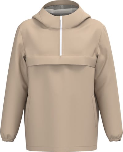 Native Spirit Ecologische waterdichte uniseks windbreaker met kwartrits NS616 - Wet Sand - L