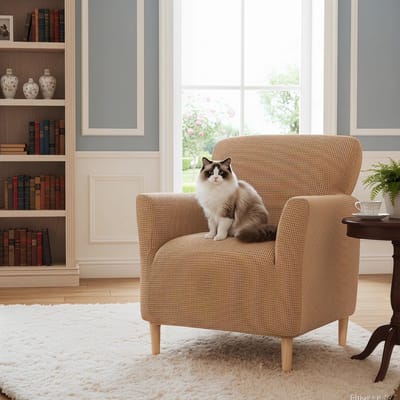 Fauteuilhoezen banket fauteuil hoezen. Stretch gebreide stoelhoes met armleuningen, stretch stoelhoezen voor woonkamer, zachte fauteuilhoes, antislip hond huisdiervriendelijke meubelbeschermer