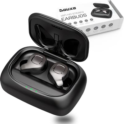 Douxe TWS+ F8 True Wireless - Volledig Draadloze Oordopjes - Zwart