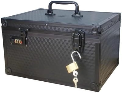 Kluis Spaarpot - Geldkistje Kinderen - Geld Bewaren - Cijferslot Beveiliging - 10x10x10 mm - Zilver