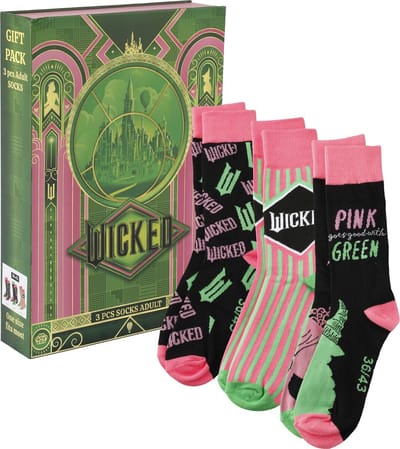 Wicked Wicked Logo Unisex Sokken - meerkleurig - one size