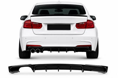 Achterbumper Diffuser Geschikt Voor BMW 3 Serie F30/F31 2011-2019 – Glanzend Zwart