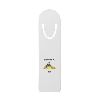 Hacebo® - Later word ik rijk metalen boekenlegger - Geld - Geld verdieners - Miljonair - cash Bladwijzer boekenleggers - 12.7 cm x 3.2cm