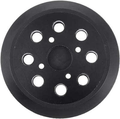 Schuurschijf 125 mm - klittenbandhouder M14 - 8 stofafzuiggaten - ideaal voor hout en metaal - ShopVlot