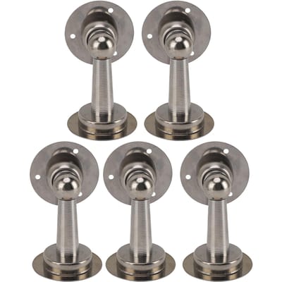 5 Stuks Magnetische Deurstopper RVS Eenvoudige Installatie Sterke Magneet Deurstopper voor Kantoor Slaapkamer Kast Hotel