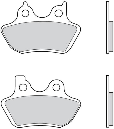 Brembo 07hd16sa Gesinterde Remblokken Transparant