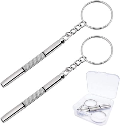 Mini Schroevendraaier Set - 3-in-1 Sleutelhanger Reparatie Tool