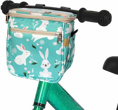 Fietstas kinderen-Dierfietstas-Konijnfietstas-Waterdicht-Eenvoudig te installeren-Zeer stevig-21*18-Gift-Blauw Konijn