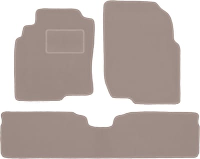 Beige veloursmatten voor: Nissan Almera Tino minivan (2000-2006)
