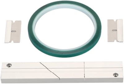 Dailygoods- Splice Set Eenvoudige Installatie - Aluminium Verbindingsplaat - Tape Reparatie - 2 Snijbladen - 1/4 Inch Tape - Hard Geanodiseerde Afwerking