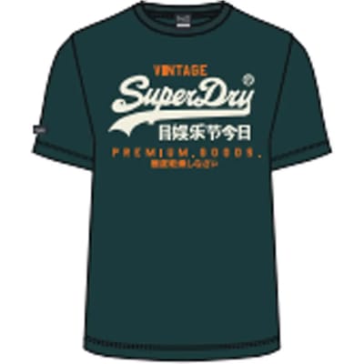 Superdry - Klassiek Heritage T-shirt met Vintage Logo - Heren - T-shirts