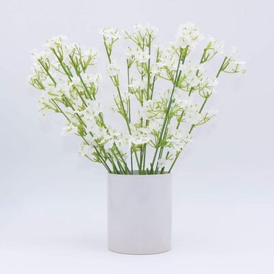 Kunstbloemen Set van 10 Stuks - Gypsophila Boeket van Zijde voor Thuis, Bruiloft en Feestdecoratie, Realistische Bloemarrangementen