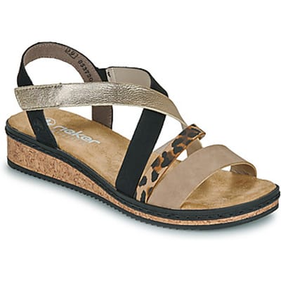 Rieker Sandalen zwart Synthetisch - Maat 39