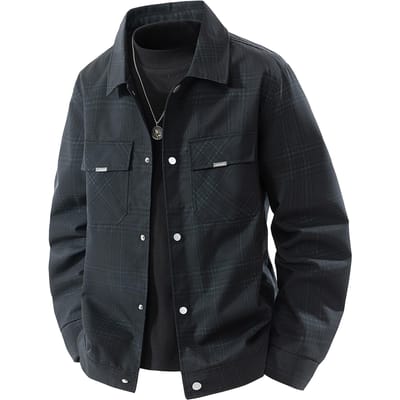 Nieuwe Herfst Heren Jackets voor Middelbare Leeftijd en Jongeren voor Zakelijke Trends Slimme Korte Sets Eenvoudige Veelzijdige Jackets 5XL black