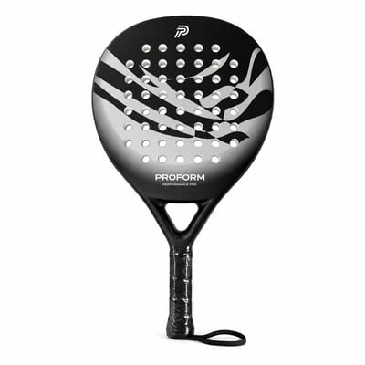 PROFORM Performance Pro Padelracket - Inclusief Beschermhoes - Soft EVA Kern - 365g - Carbon & Glasvezel - Voor Beginners & Gevorderden