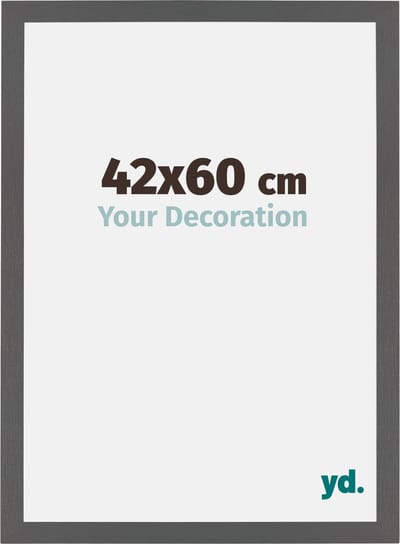 Your Decoration - Fotolijst 42x60 cm - MDF - Antraciet - Mura