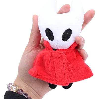 Peluche Hollow Knight Figurine de Jeu Hornet Porte-clés Pendentif Animaux en Peluche Hollow Knight Poupées Jouets pour Enfants Cadeaux d'Anniversaire Pour les Fans 14cm multi