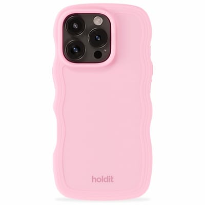 Holdit Wavy Case geschikt voor Apple iPhone 16 Pro Max - Pink