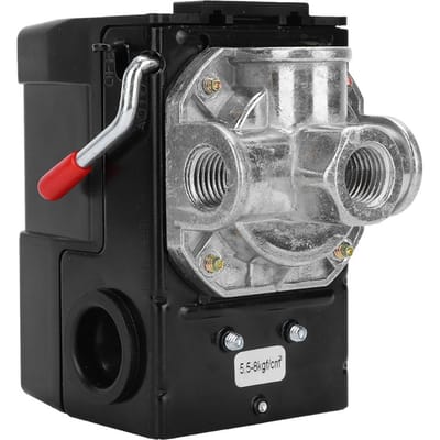 Soupape de contrôle automatique à interrupteur de pression 4 trous G1 4 75 120psi 220V pour compresseur d'air