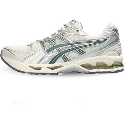 ASICS Gel Kayano 14 Birch Dark Pewter Unisex Sneakers Crème 1201A019-200 46.5 white