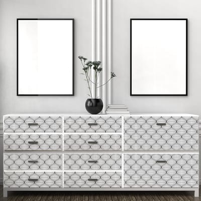 Scandinavische meubelsticker Rodolph 40 x 60 cm