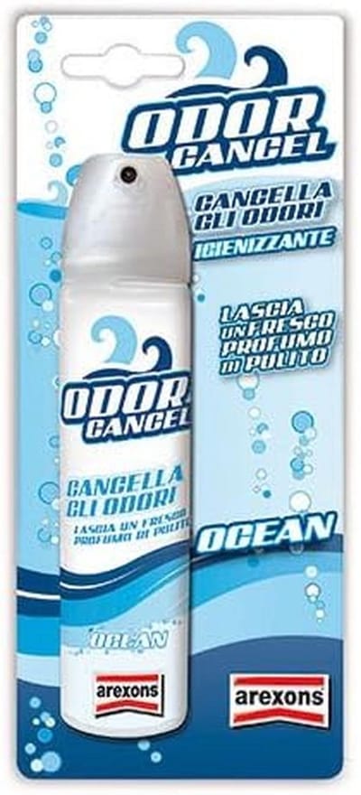 Luchtverfrisser Auto - Odor Canceler - Frisse Lucht - Onaangename Geuren Verwijderen - 75ml Spray - Blauw