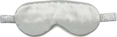 Beauty Pillow® Luxury Silk Mask - slaapmasker - 100% pure Mulberry zijde - 22 momme - Silver