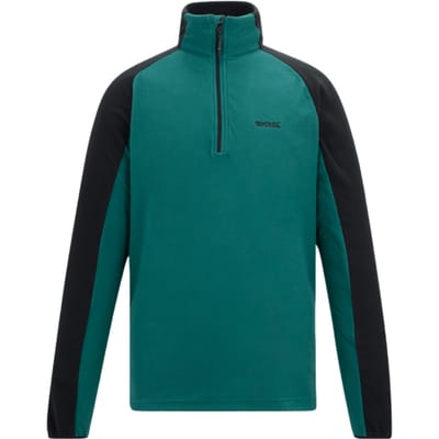 Regatta Heren Elson II Lichtgewicht Fleece (Groen mediterraan/zwart)