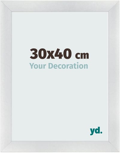 Your Decoration - Fotolijst 30x40 cm - MDF - Zilver Mat - Pisa