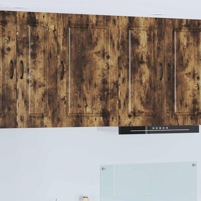 vidaXL - Vaatwasserpaneel - Kalmar - Rook - Eiken - 50 - x - 31 - x - 80 - cm - Bewerkt - hout