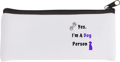 Akyol - yes i'm a dog person Etui - Honden - honden liefhebbers - iemand die houdt van honden - verjaardag - cadeau - kado - geschenk - 20 bij 9 cm