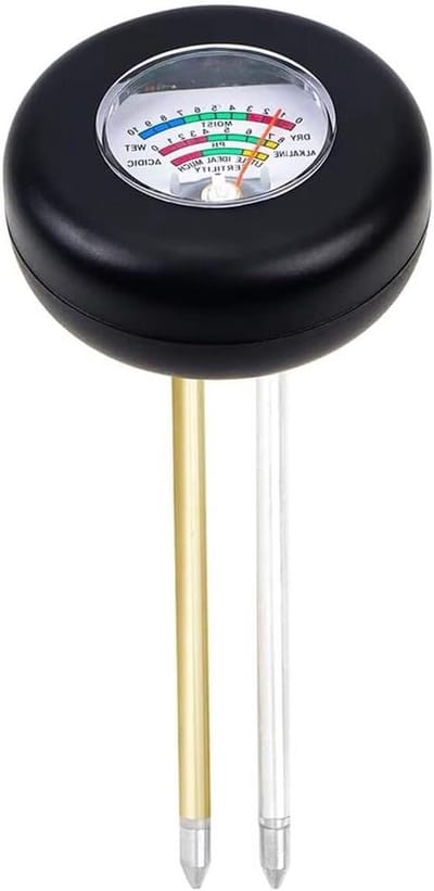 Bodemmeter - Planten sensor - Planten verzorgen - Zelfvoeding geen batterij - 118 mm elektrode - Zwart bruin