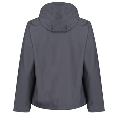 Regatta Heren Venturer 3 Layer Hooded Soft Shell Jacket (Afdichting Grijs/Zwart)