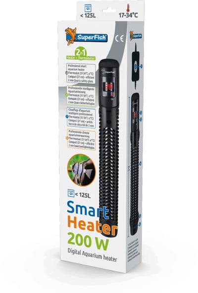 Superfish Smart Heater - Temp Op Afleesbaar Scherm - 200W