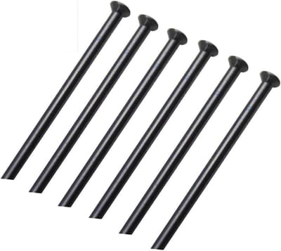 Fiets Spaken - Fietswiel Onderdelen - Wiel Reparatie - Gelijke Diameter - 250 mm - Zwart