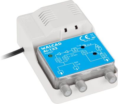 Alcad AI-133 - Antenneversterker - 65 MHz - IP20 - Binnen