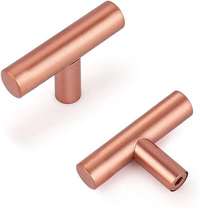 CE - Roestvrijstalen Meubelknop - 2-inch - Ronde Stijl - Roze Goud