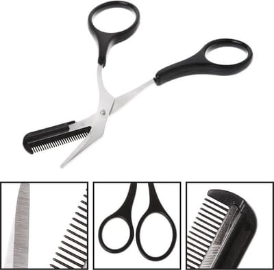 *** Professionele Wenkbrauw Trimmer - Wenkbrauw schaar - Multifunctioneel - Wenkbrauw kam - van Heble® ***